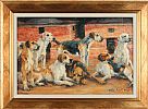 BICESTER & WHADDON FOXHOUNDS by Heather Budgett at Ross's Online Art Auctions