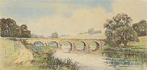 SHAW'S BRIDGE ON THE LAGAN by Robert Cresswell Boak ARCA at Ross's Online Art Auctions