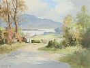 CARLINGFORD LOUGH FROM LEITRIM VALLEY, COUNTY DOWN by Maurice Canning Wilks ARHA RUA at Ross's Online Art Auctions