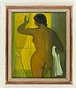 FEMALE NUDE BY A WINDOW by Cecil French Salkeld at Ross's Online Art Auctions