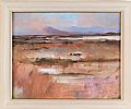 BOGLAND BY THE EDGE OF THE LOUGH by George Dunne at Ross's Online Art Auctions