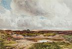 ACROSS THE MOORS by Wycliffe Egginton RI RCA at Ross's Online Art Auctions