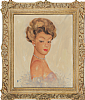 FEMALE PORTRAIT by Continental School at Ross's Online Art Auctions