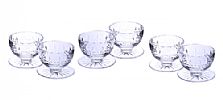 SET OF SIX WATERFORD CRYSTAL DESSERT DISHES at Ross's Online Art Auctions