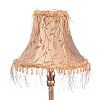 GILT METAL TABLE LAMP & SHADE at Ross's Online Art Auctions