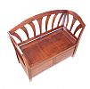 MAHOGANY HALL BENCH at Ross's Online Art Auctions