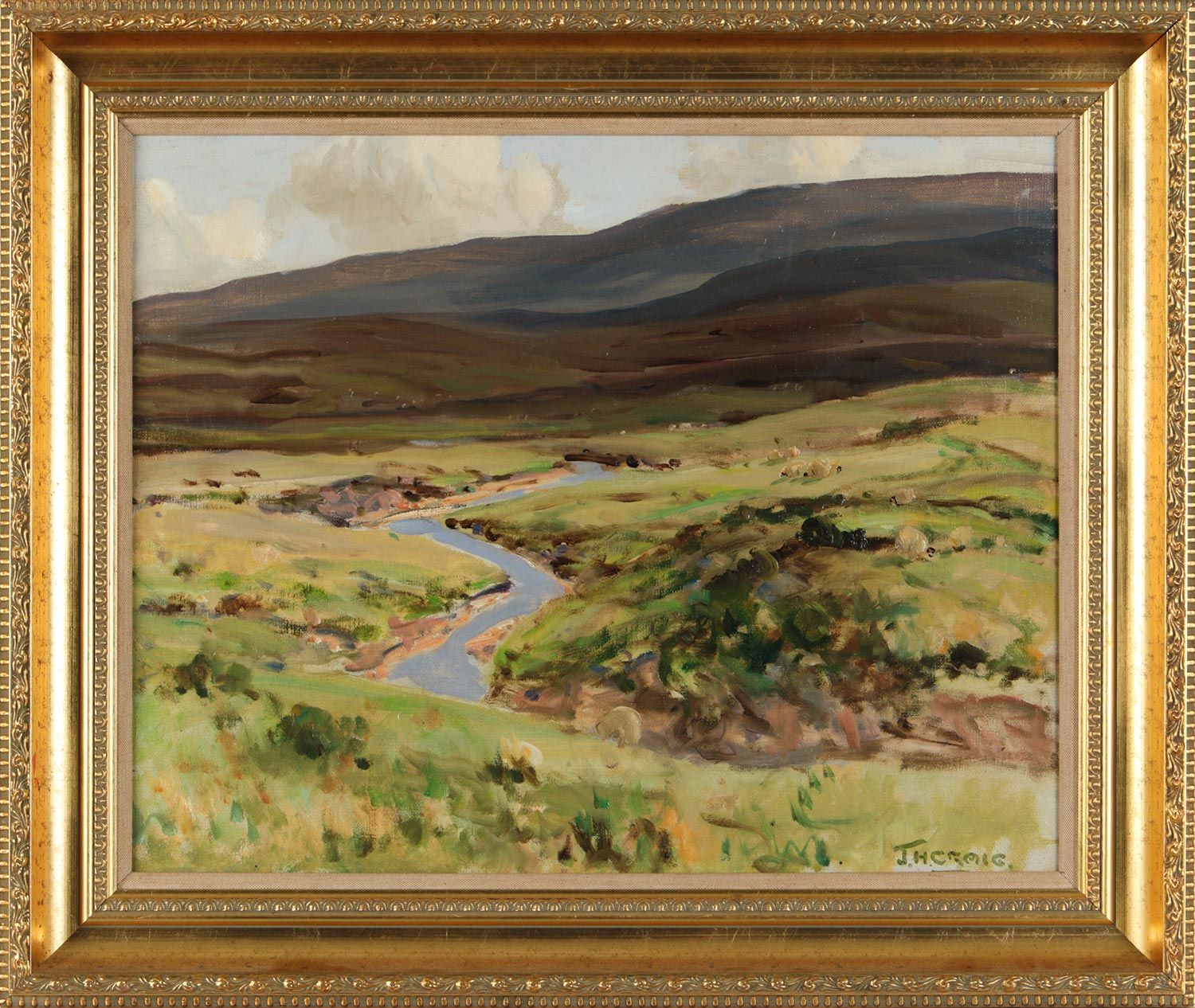 RIVER IN DONEGAL by James Humbert Craig RHA RUA at Ross's Online Art Auctions