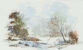WINTER LANDSCAPE by Mattie Waugh at Ross's Online Art Auctions