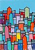 CITY HEIGHTS by Paul Bursnall at Ross's Online Art Auctions