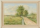 CATTLE GRAZING, COUNTY DOWN by George Bennett at Ross's Online Art Auctions