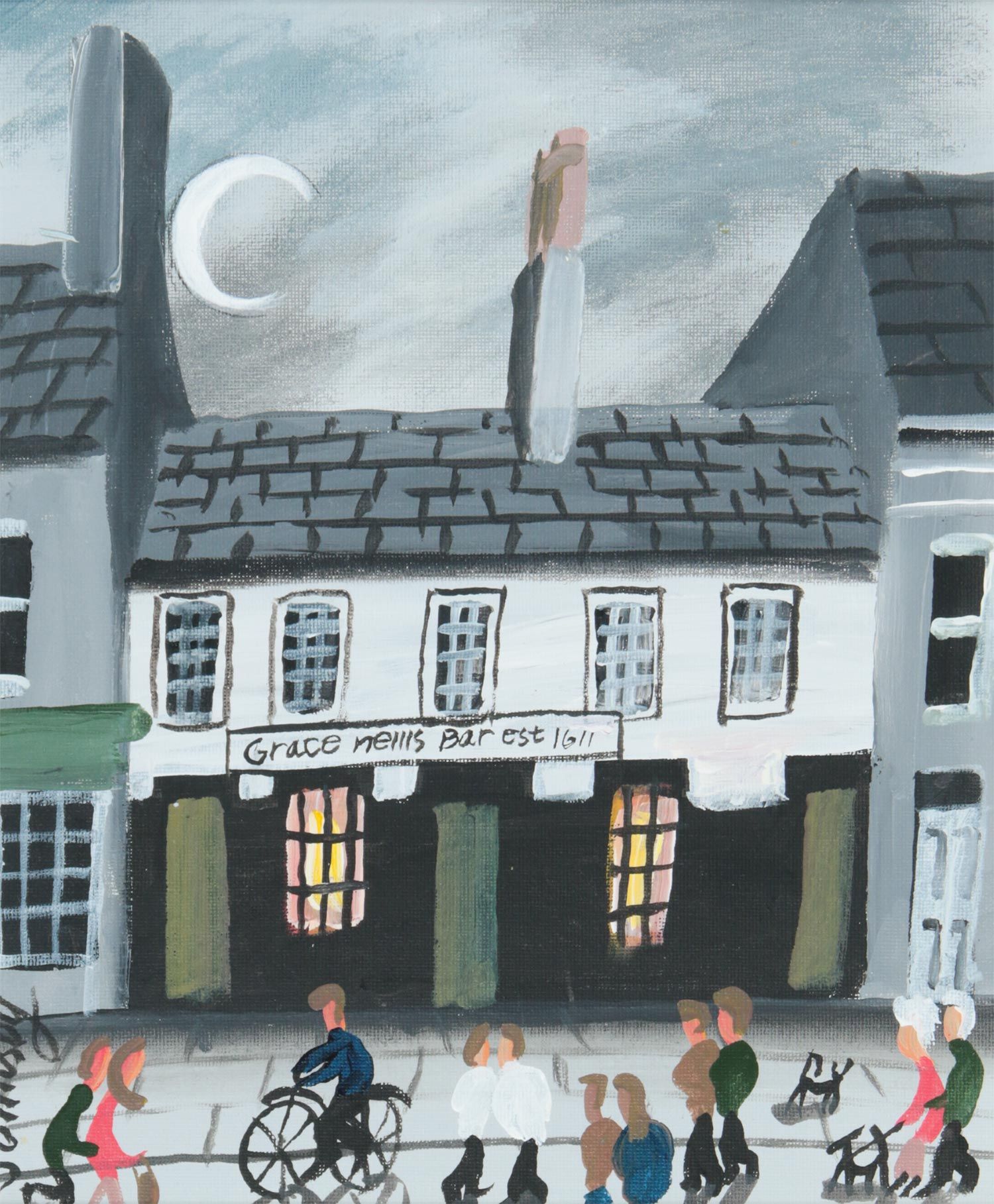 GRACE NEILL'S BAR IN DONAGHADEE by John Ormsby
