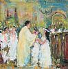 FIRST COMMUNION by Marie Devlin at Ross's Online Art Auctions