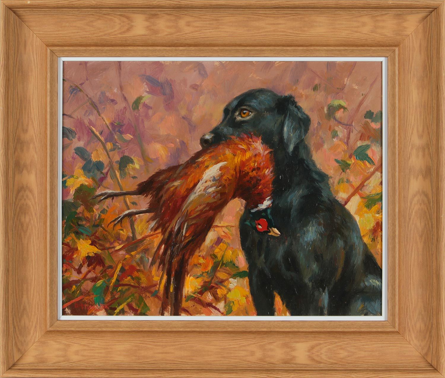GUN DOG by Donal McNaughton at Ross's Online Art Auctions