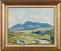 LOUGH SALT MOUNTAIN FROM THE LACKAGH BRIDGE, DONEGAL by Anne Primrose Jury HRUA at Ross's Online Art Auctions
