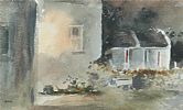 THE OLD FARMHOUSE by Tom Kerr at Ross's Online Art Auctions