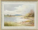 COVE ON LOUGH ERNE, COUNTY FERMANAGH by Maurice Canning  Wilks ARHA RUA at Ross's Online Art Auctions