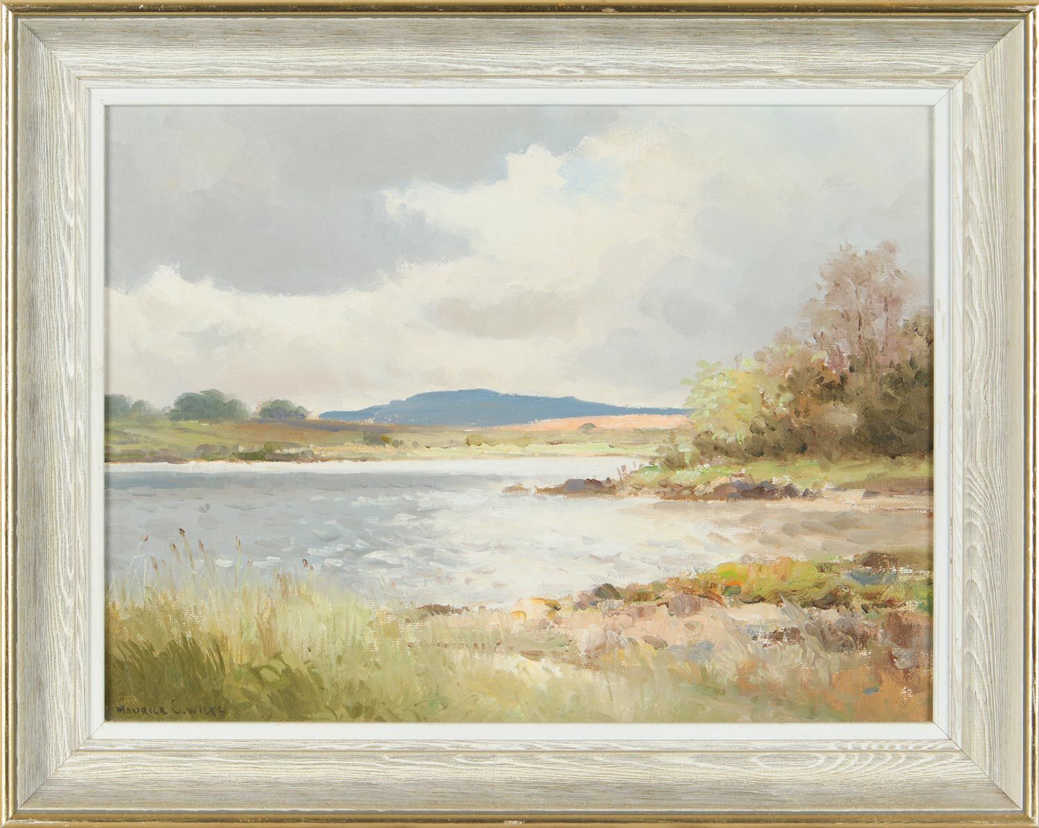 COVE ON LOUGH ERNE, COUNTY FERMANAGH by Maurice Canning  Wilks ARHA RUA at Ross's Online Art Auctions