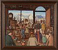 THE ANTIQUE SHOP by Gladys Maccabe HRUA at Ross's Online Art Auctions