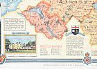 VINTAGE FRAME MAP OF NORTHERN IRELAND at Ross's Online Art Auctions