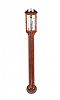 INLAID MAHOGANY STICK BAROMETER at Ross's Online Art Auctions