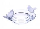 LALIQUE TWO SPARROW BOWL at Ross's Online Art Auctions