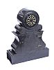 VICTORIAN SLATE & MARBLE MANTLE CLOCK at Ross's Online Art Auctions