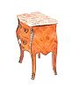 KINGWOOD MARBLE TOP PEDESTAL CHEST at Ross's Online Art Auctions