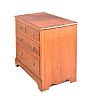 LATE VICTORIAN WALNUT CHEST at Ross's Online Art Auctions