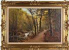 TOLLYMORE FOREST, COUNTY DOWN by Denis Thornton at Ross's Online Art Auctions