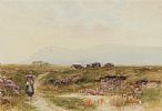 ON THE PATH BY THE BOG by William Bingham McGuinness RHA at Ross's Online Art Auctions