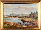 SCRABO TOWER FROM THE DUCK POND, BELFAST ROAD NEWTOWNARDS by Vittorio Cirefice at Ross's Online Art Auctions