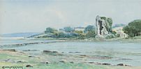SKETTERICK CASTLE by George W.  Morrison at Ross's Online Art Auctions