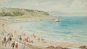 THE OLD BATHING POOL, PICKIE POOL, BANGOR, COUNTY DOWN by John Carey at Ross's Online Art Auctions