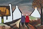 ON THE PATH HOME by Irish School at Ross's Online Art Auctions