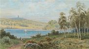 HELENS TOWER, BANGOR, COUNTY DOWN by Joseph William Carey RUA at Ross's Online Art Auctions