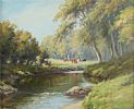 BY THE RIVER DALL, CUSHENDALL by Charles McAuley at Ross's Online Art Auctions