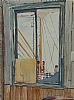 A DOCKLANDS WINDOW by Olive Henry RUA at Ross's Online Art Auctions