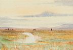 COUNTY ANTRIM BOG by I.H.A. King at Ross's Online Art Auctions