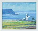 CHURCH & HOUSE AT BALLINTOY by Sean Lorinyenko at Ross's Online Art Auctions