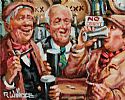 THE REGULARS by Roy Wallace at Ross's Online Art Auctions