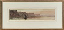BLACKHEAD, COUNTY ANTRIM by Joseph William Carey RUA at Ross's Online Art Auctions
