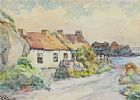 OLD COTTAGE AT BALLINTOY by M. Chandler at Ross's Online Art Auctions