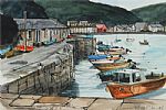 LOWER FISHGUARD, WALES by John Clead at Ross's Online Art Auctions