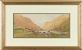 THE GAP OF DUNLOE, KILLARNEY by George W.  Morrison at Ross's Online Art Auctions