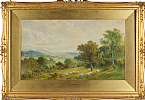 SHEEP GRAZING by Robert Angelo Kittermaster Marshall at Ross's Online Art Auctions