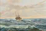 FISHING BOAT ON THE IRISH SEA by Vittorio Cirefice at Ross's Online Art Auctions