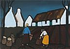 PICKING SPUDS by Irish School at Ross's Online Art Auctions