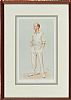 VANITY FAIR, CRICKET PLAYERS by Leslie Ward at Ross's Online Art Auctions