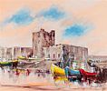 CARRICKFERGUS CASTLE by Niall Campion at Ross's Online Art Auctions