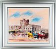 CARRICKFERGUS CASTLE by Niall Campion at Ross's Online Art Auctions